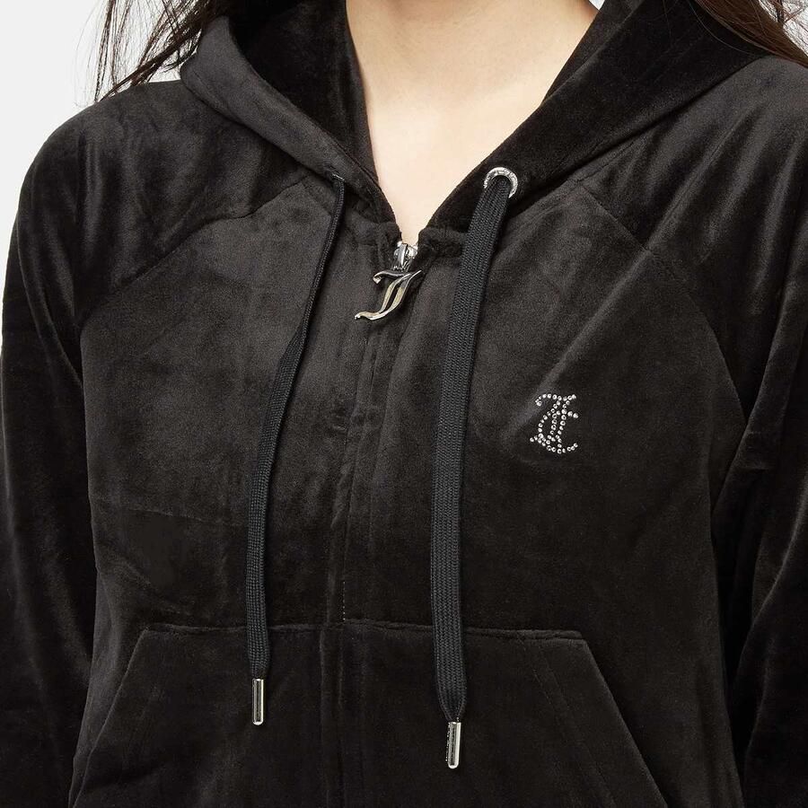 Juicy Couture Madison Hoodie Women Hoodies & Sweaters zwart Maat XS Kleding