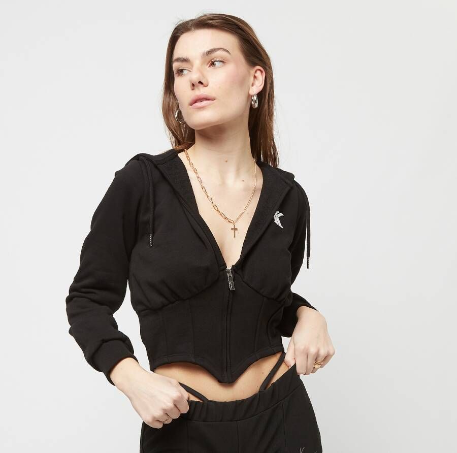 Karl Kani Corset Hoodie Black Hooded vesten Kleding black maat: S beschikbare maaten:S M L XL