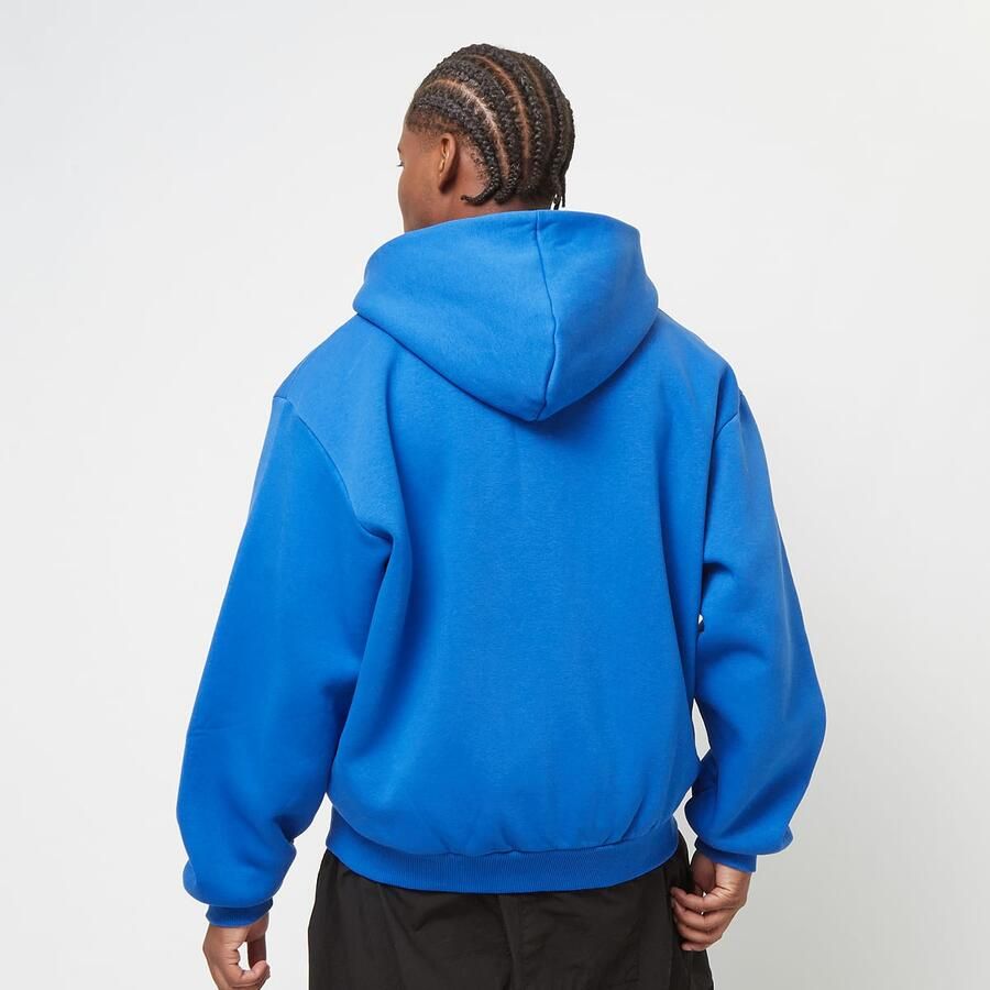 Karl Kani Autograph Heavy Sweat OS Ziphoodie Blue Men Hoodies & Sweaters blauw Maat XL Kleding