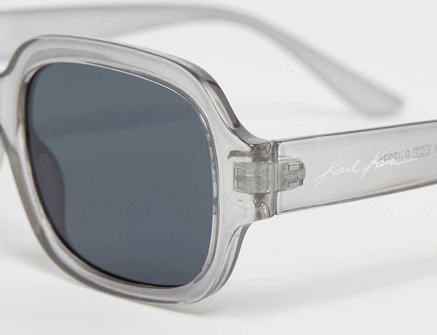 Karl Kani Autograph Rectangular Shaped Sunglasses Unisex Zonnebrillen grijs Maat ONE SIZE Accessoires