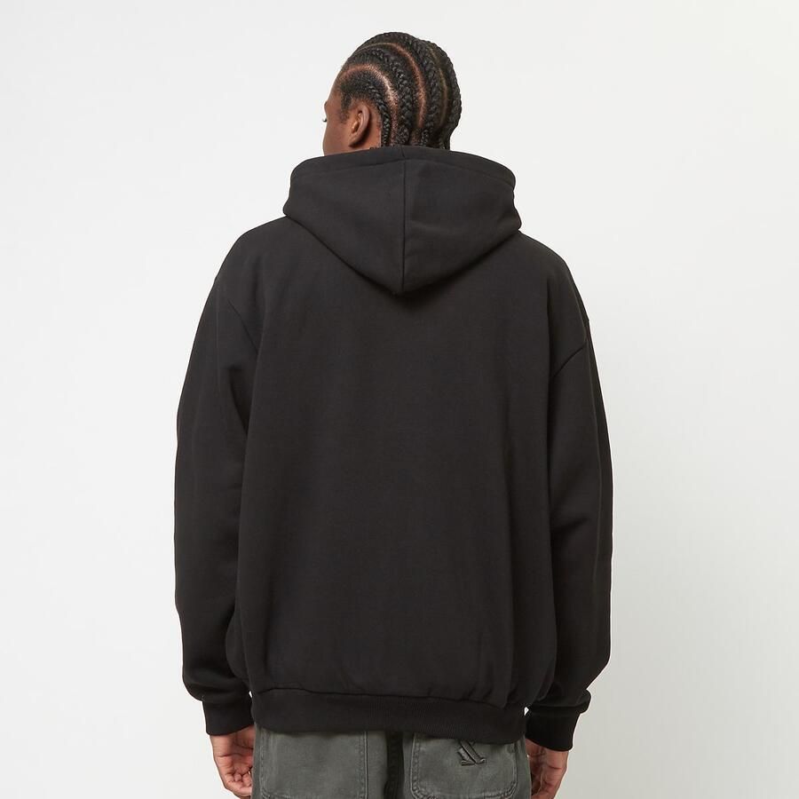 Karl Kani Chest Signature Essential Oversized Zip Hoodie Men Hoodies & Sweaters zwart Maat XS Kleding