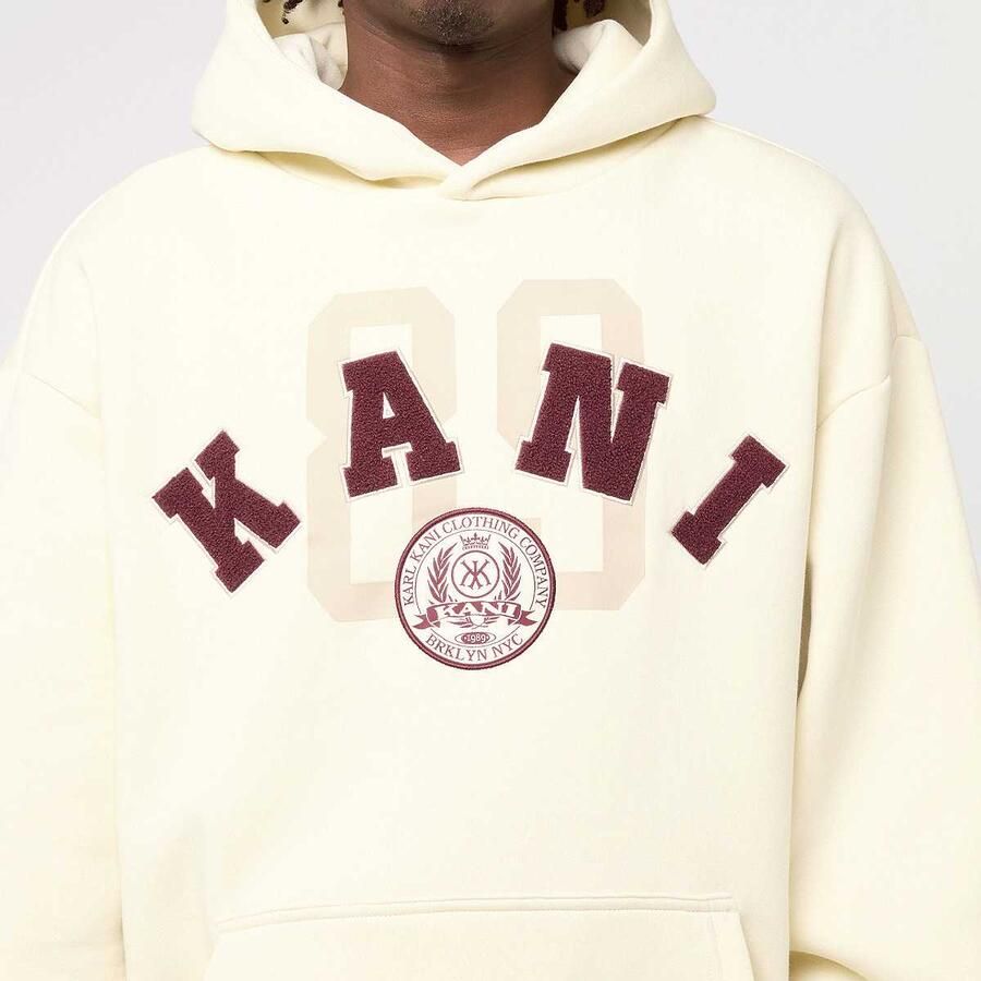 Karl Kani College 89 Oversize Hoodie Men Hoodies & Sweaters beige Maat XL Kleding - Foto 2