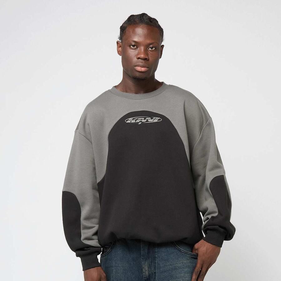 Karl Kani Elipse Oversize Crew Men Hoodies & Sweaters zwart Maat XL Kleding - Foto 3