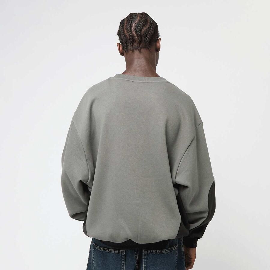 Karl Kani Elipse Oversize Crew Men Hoodies & Sweaters zwart Maat XL Kleding