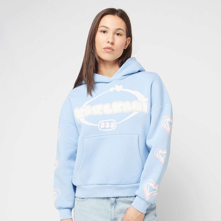 Karl Kani Heart Oversized Hoodie Wo Hoodies & Sweaters blauw Maat XS Kleding - Foto 3