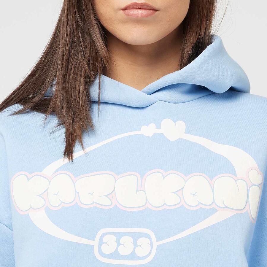 Karl Kani Heart Oversized Hoodie Wo Hoodies & Sweaters blauw Maat XS Kleding - Foto 2