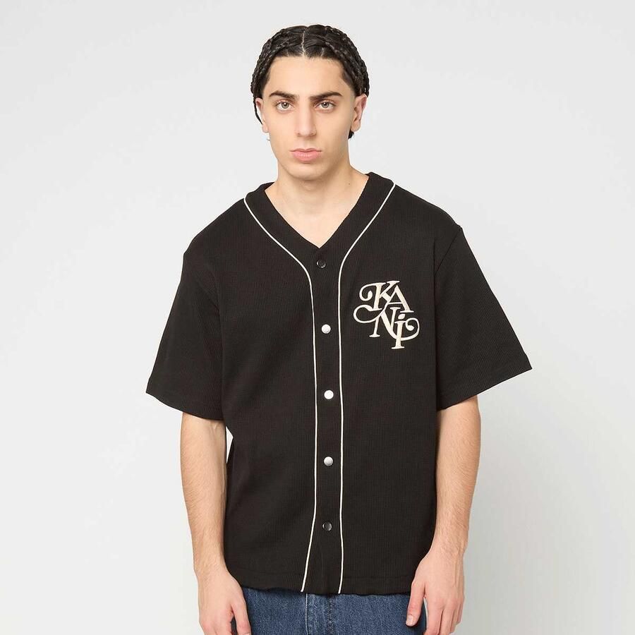 Karl Kani Legacy Waffle Baseball Jersey Men Jersey's zwart Maat XL Kleding - Foto 2