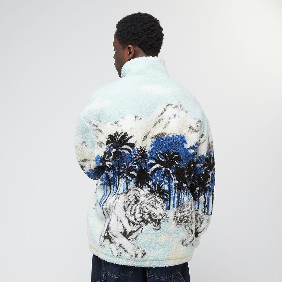 Karl Kani Metal Signature Ice Tiger Teddy Troyer Men Hoodies & Sweaters multicolor Maat XL Kleding