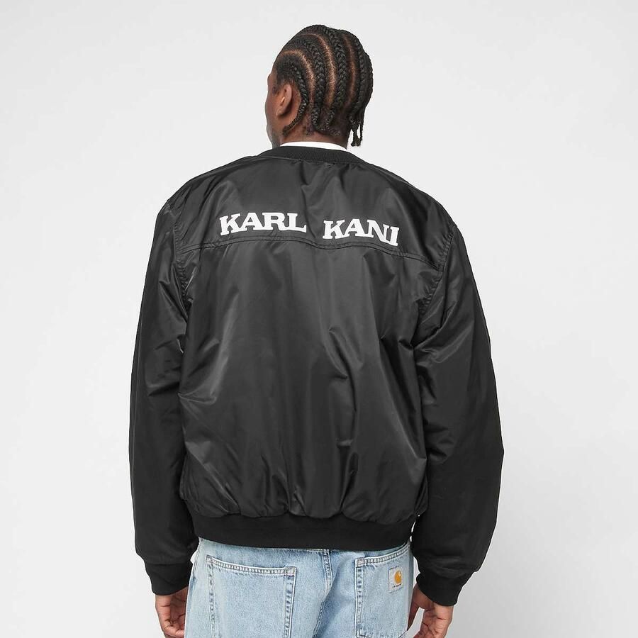 Karl Kani Og Bomber Jacket Men Bomberjacks zwart Maat XL Kleding