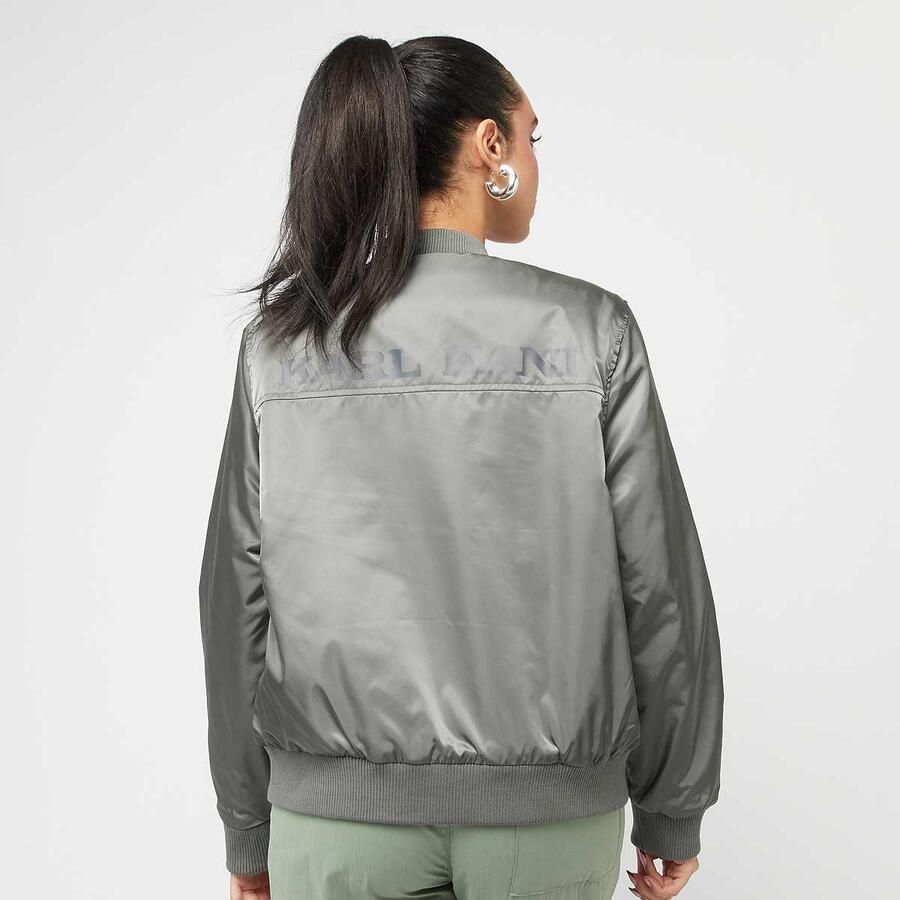 Karl Kani OG Bomber Jacket Wo Bomberjacks grijs Maat XS Kleding