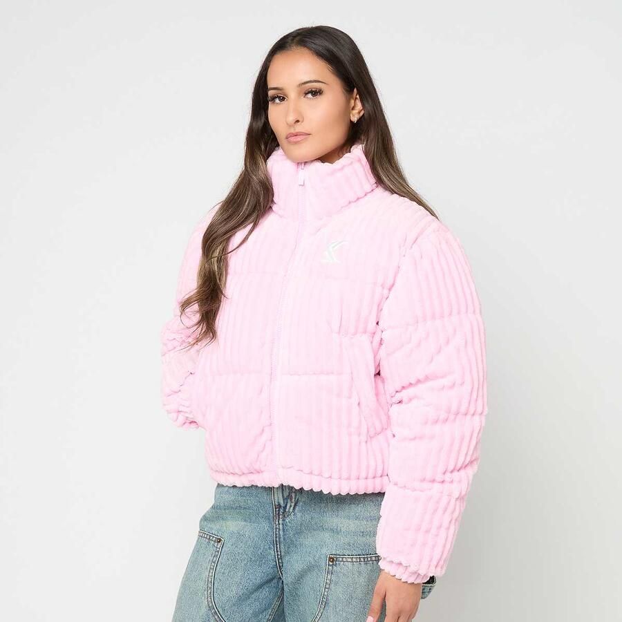 Karl Kani OG K Corduroy Short Puffer Jacket Wo jackets lichtroze Maat S Kleding - Foto 3