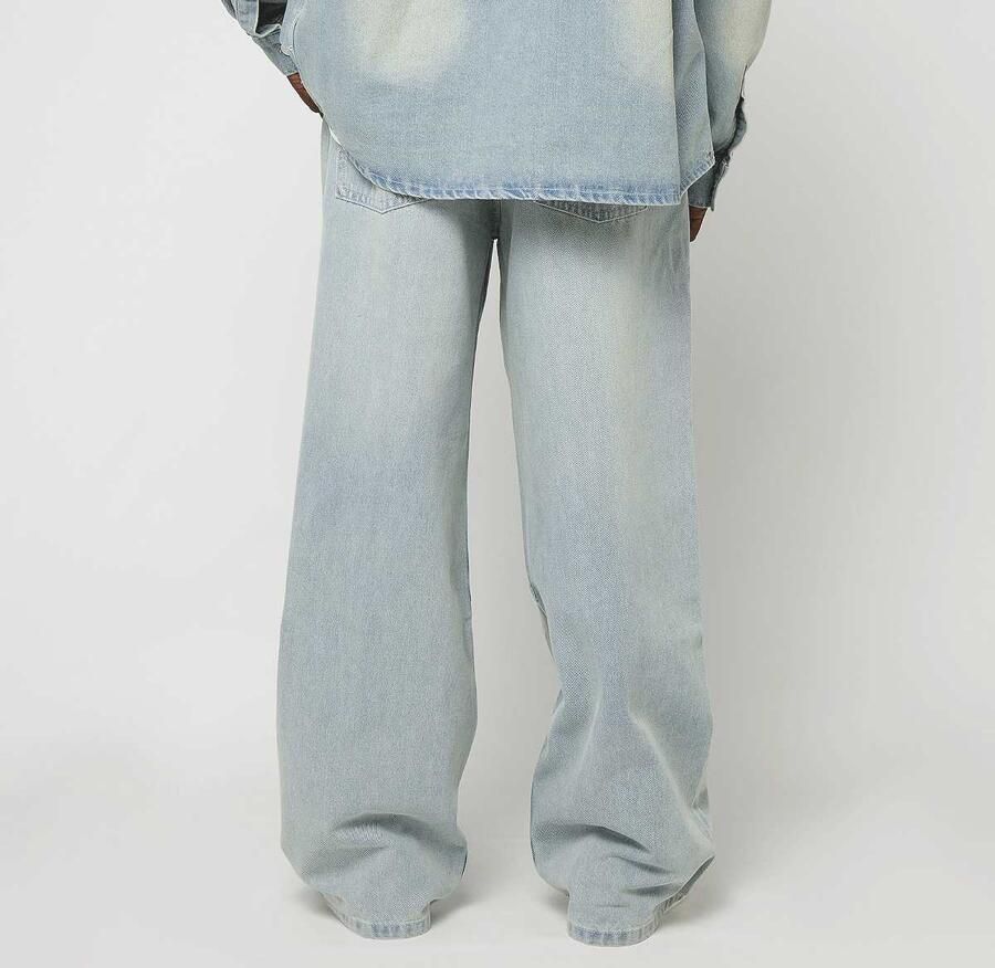 Karl Kani OG K Washed Western Relaxed Baggy Jeans Men Spijkerbroeken blauw Kleding - Foto 2
