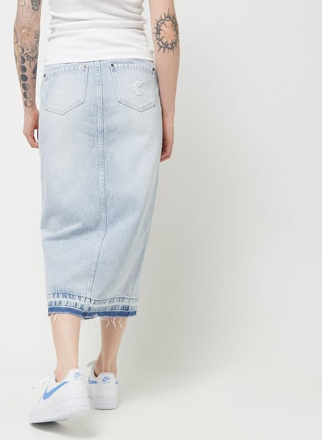 Karl Kani OG Long Denim Skirt Wo Jurken & Rokken blauw Maat XS Kleding - Foto 2