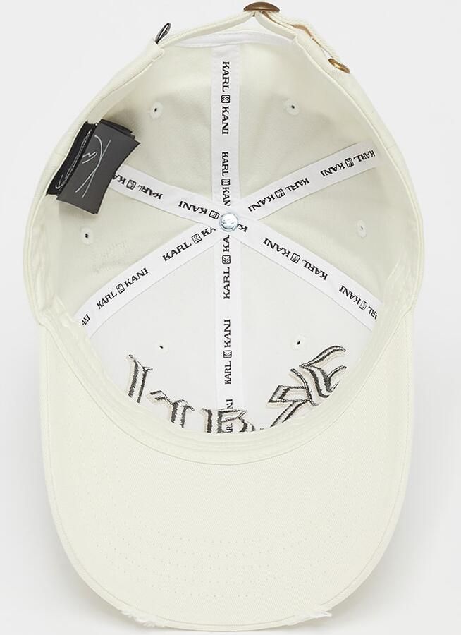 Karl Kani Old English Distress Baseball Cap Unisex Caps beige Maat ONE SIZE Accessoires - Foto 2