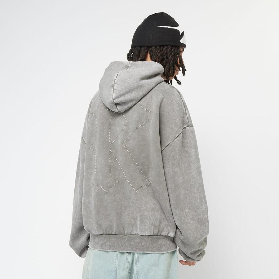 Karl Kani Oversized Hoodie Men Hoodies & Sweaters grijs Maat S Kleding - Foto 3