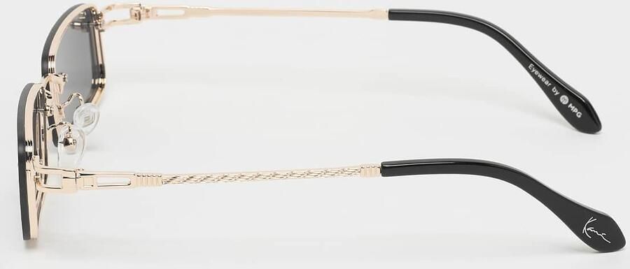 Karl Kani Rechthoekige Zonnebrillen Unisex goud Maat ONE SIZE Accessoires - Foto 2