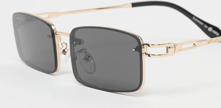 Karl Kani Rechthoekige Zonnebrillen Unisex goud Maat ONE SIZE Accessoires