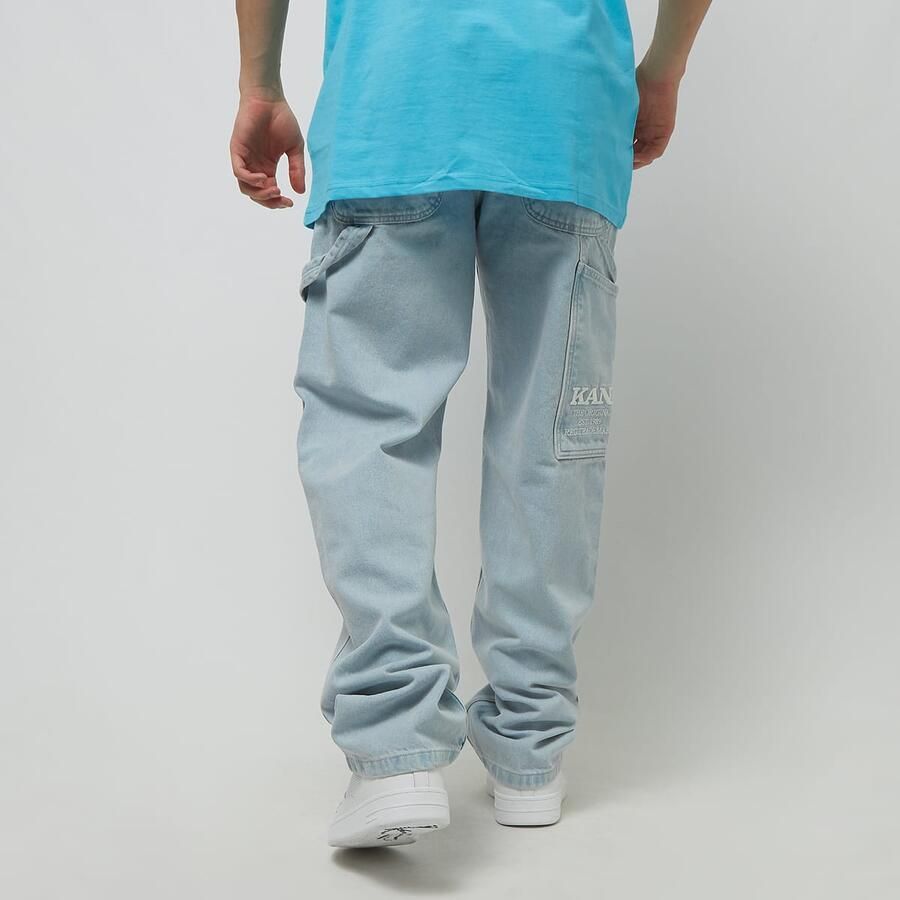 Karl Kani Retro Baggy Workwear Denim Spijkerbroeken Kleding bleached blue maat: 32 beschikbare maaten:28 32 34 36 38