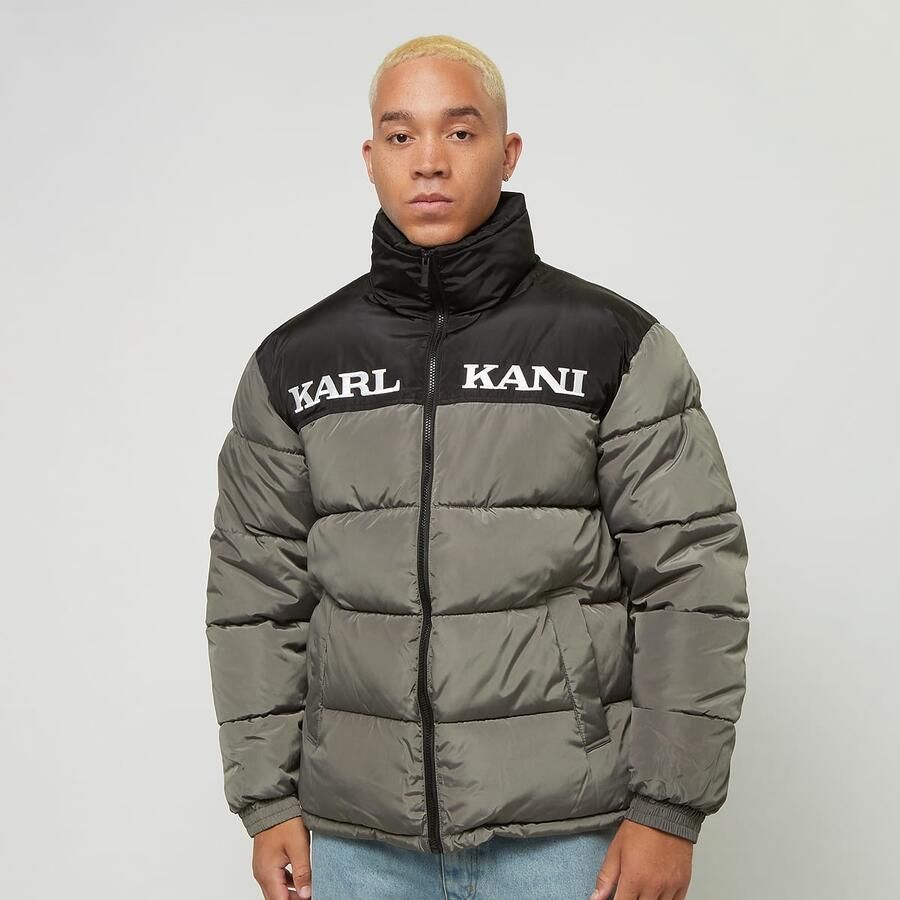 Karl Kani Retro Essential Puffer Jacket Men jackets grijs Maat XL Kleding - Foto 3