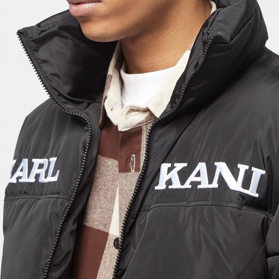 Karl Kani Retro Essential Puffer Jacket Pufferjassen Kleding black maat: XXL beschikbare maaten:S L XL XXL