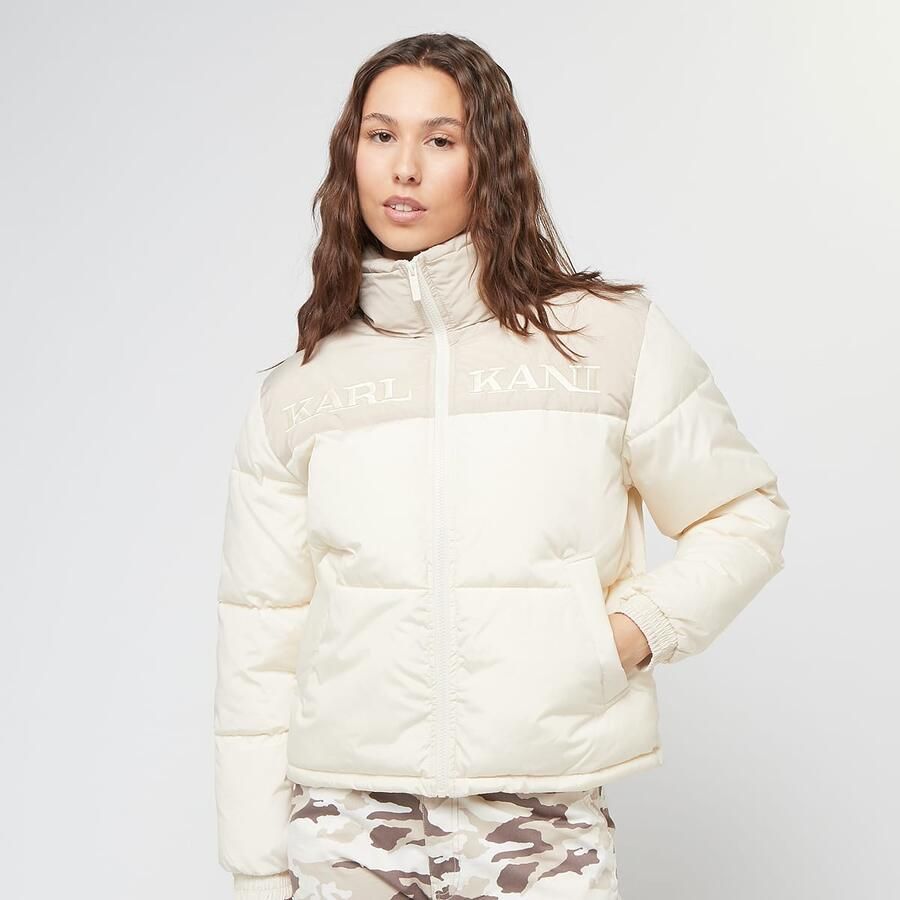 Karl Kani Retro Essential Puffer Jacket Wo jackets beige Maat XS Kleding - Foto 3