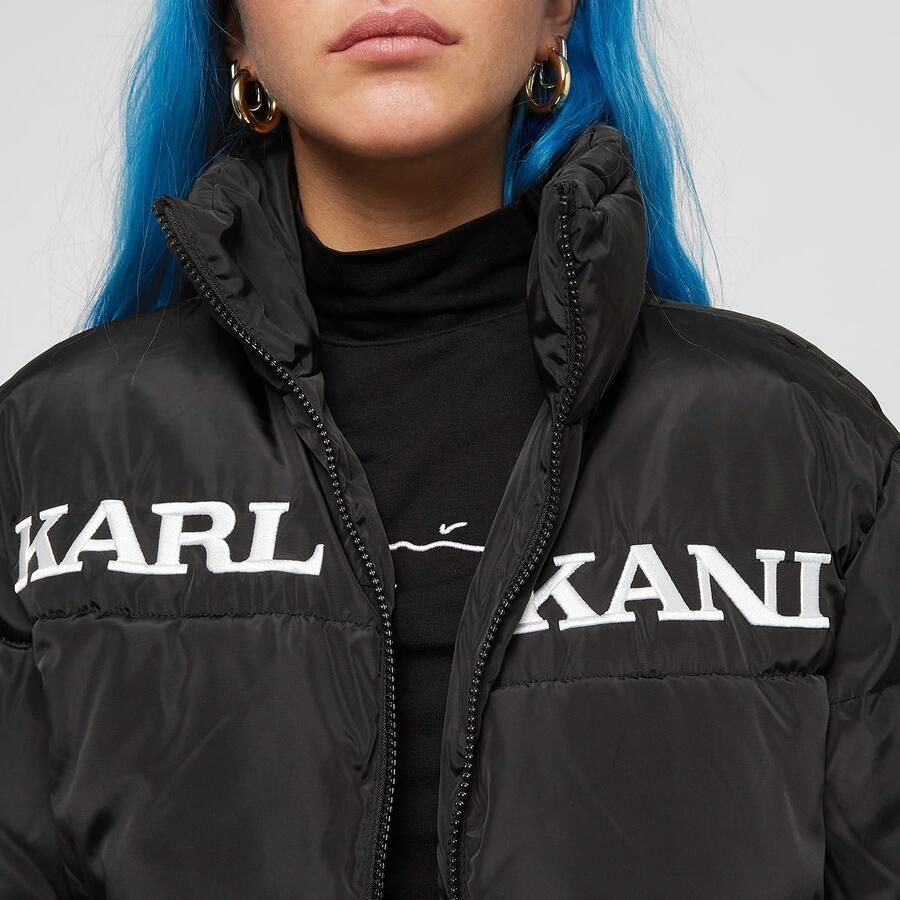 Karl Kani Retro Essential Puffer Jacket Pufferjassen Kleding black maat: XL beschikbare maaten:XS S M L XL - Foto 2