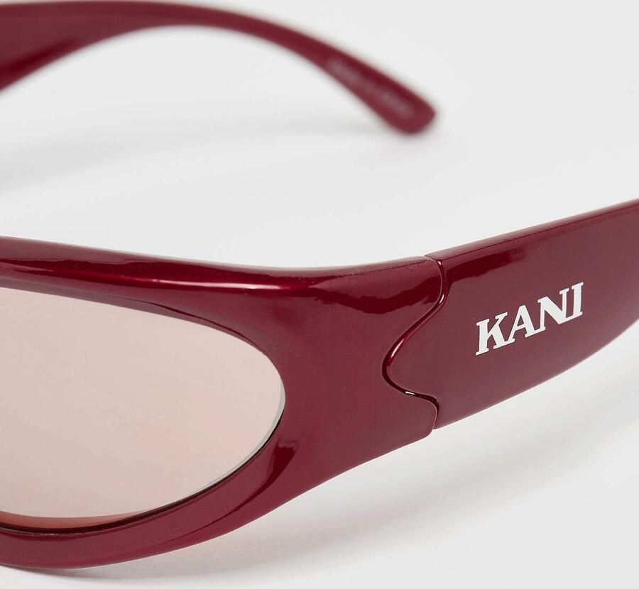 Karl Kani Retro Oval Shaped Sunglasses Unisex Zonnebrillen rood Maat ONE SIZE Accessoires - Foto 1