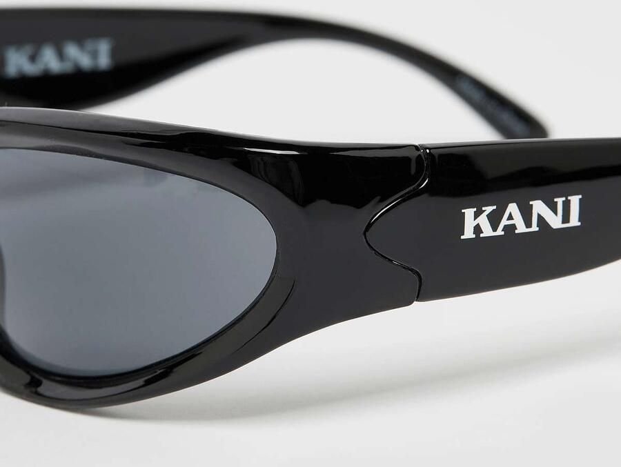 Karl Kani Retro Oval Shaped Sunglasses Unisex Zonnebrillen zwart Maat ONE SIZE Accessoires