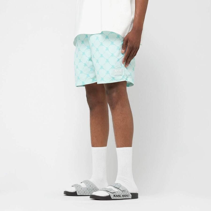 Karl Kani Retro Swim Shorts Men Swimwear turkoois Maat XS Kleding - Foto 3