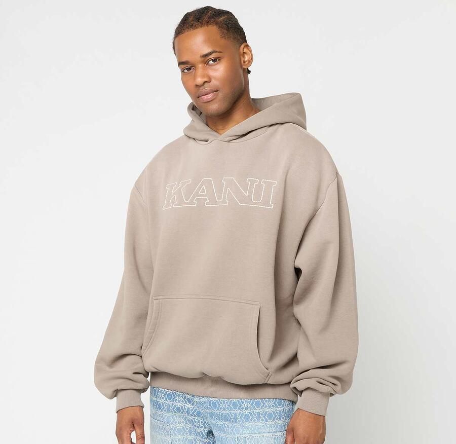 Karl Kani Retro Washed Oversized Hoodie Men Hoodies & Sweaters beige Maat XL Kleding - Foto 3