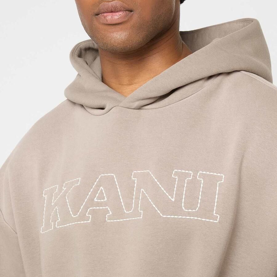 Karl Kani Retro Washed Oversized Hoodie Men Hoodies & Sweaters beige Maat XL Kleding - Foto 2