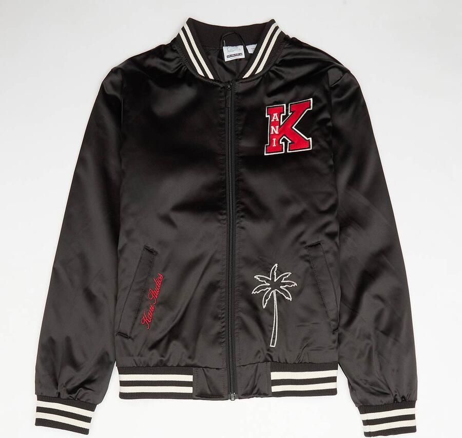 Karl Kani Satin Bowlingjacket Unisex Bomberjacks zwart Kleding - Foto 3