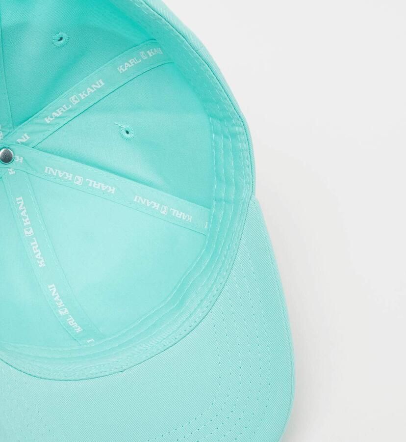 Karl Kani Signature Baseball Cap Unisex Caps turkoois Maat ONE SIZE Accessoires