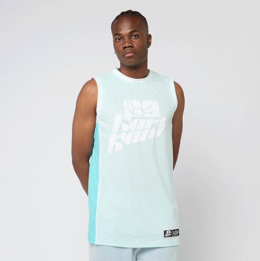Karl Kani Signature Colorblock Basketball Jersey Men Tanktops turkoois Maat XL Kleding - Foto 3
