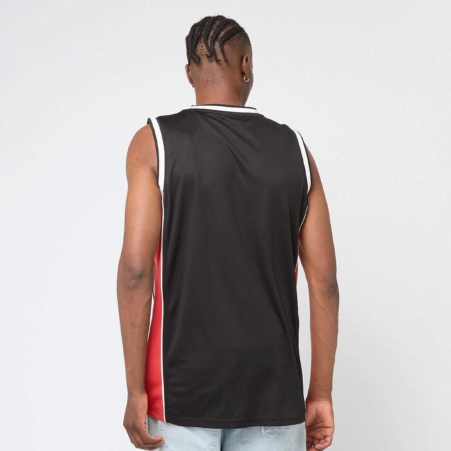 Karl Kani Signature Colorblock Basketball Jersey Men Tanktops zwart Maat XL Kleding