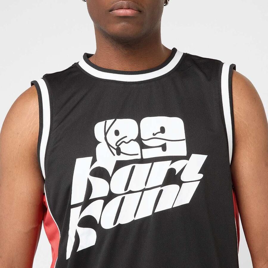 Karl Kani Signature Colorblock Basketball Jersey Men Tanktops zwart Maat XL Kleding - Foto 2