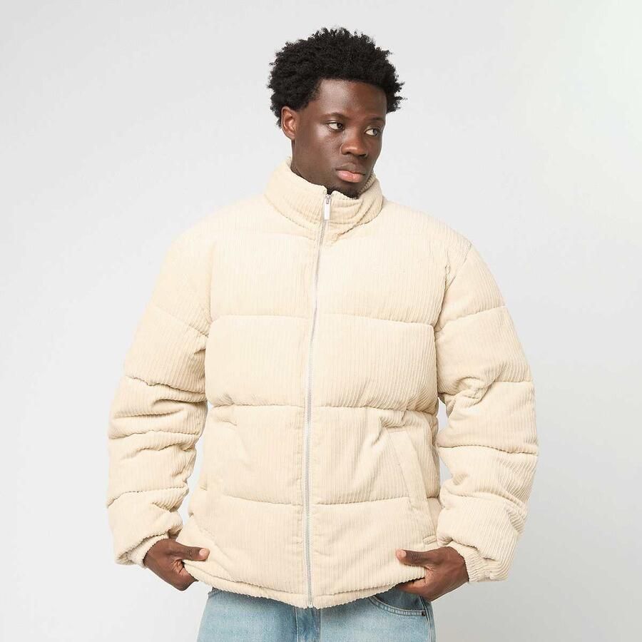 Karl Kani Signature Corduroy Puffer Jacket Men Bomberjacks beige Maat XL Kleding - Foto 3