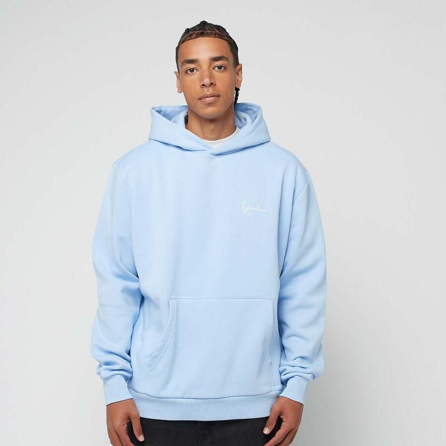 Karl Kani Signature Old English Hoodie Men Hoodies & Sweaters blauw Maat XL Kleding