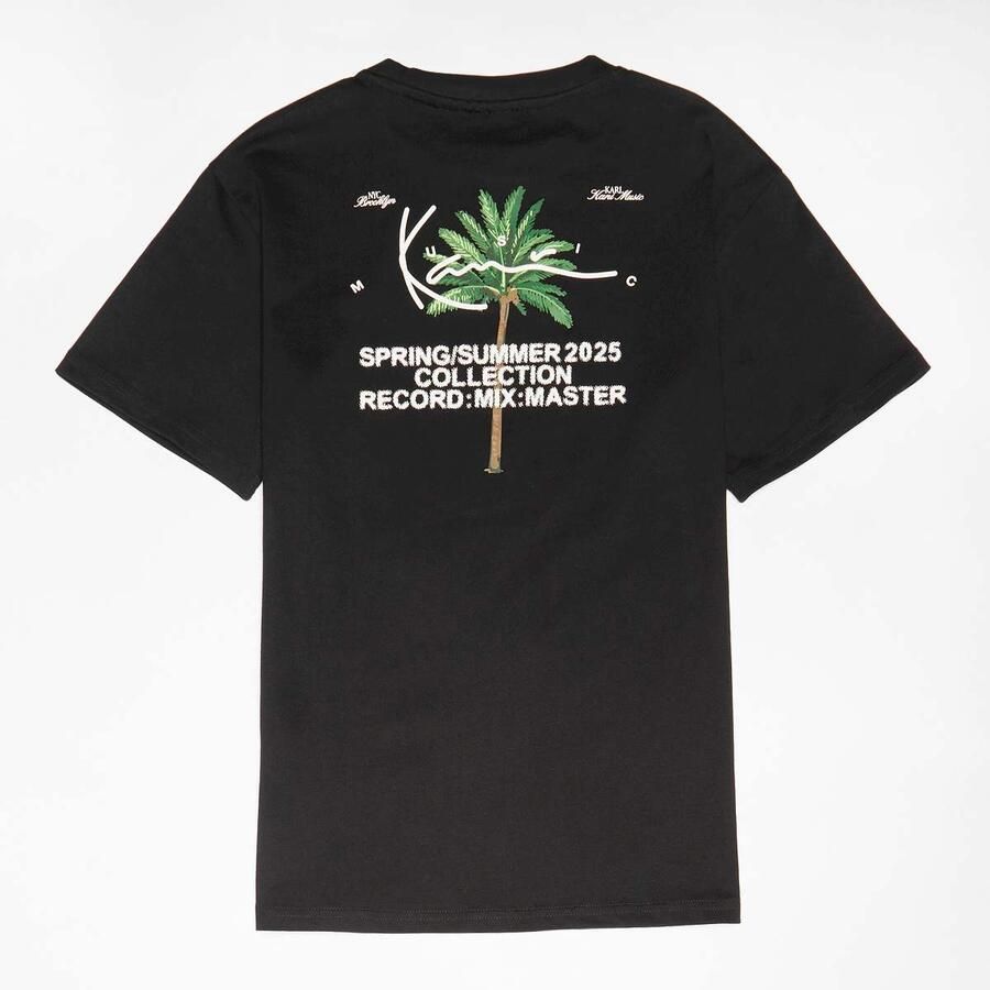 Karl Kani Signature Palm Print T-Shirt Junior Unisex T-Shirts zwart Kleding