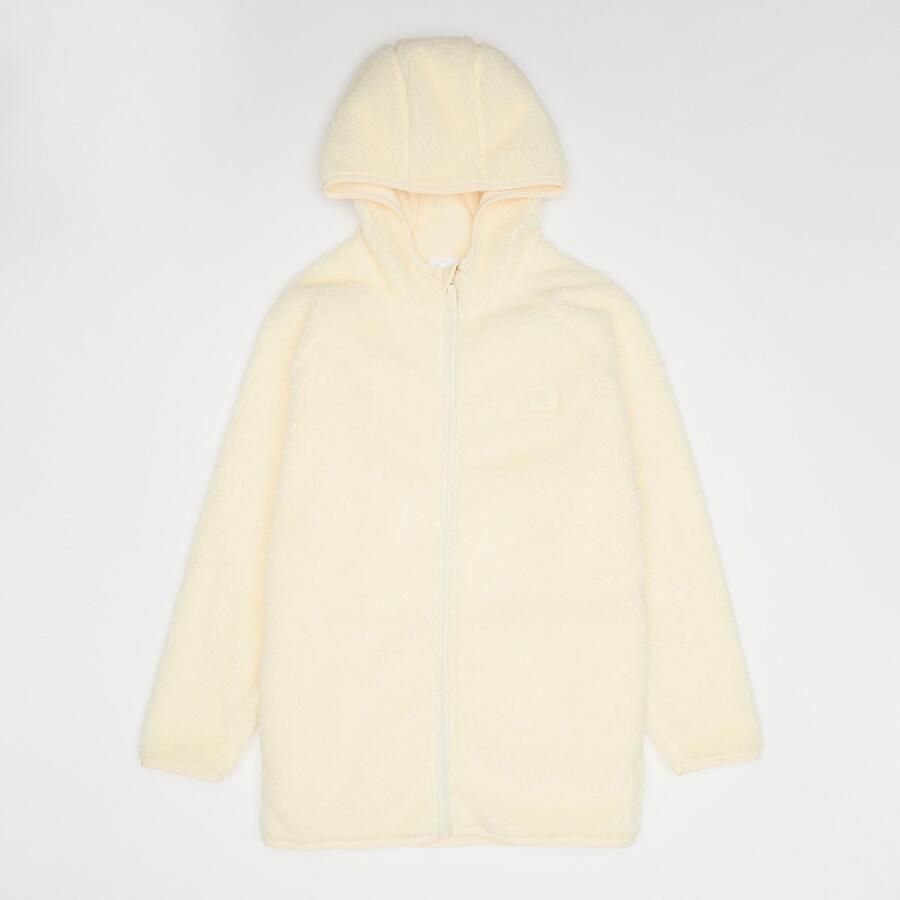 Karl Kani Signature Rubber Patch Teddy Zip Hoodie Unisex Bomberjacks beige Kleding - Foto 3