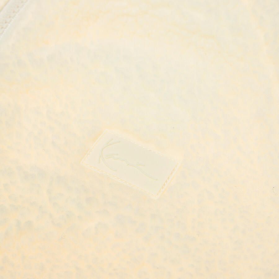 Karl Kani Signature Rubber Patch Teddy Zip Hoodie Unisex Bomberjacks beige Kleding - Foto 2