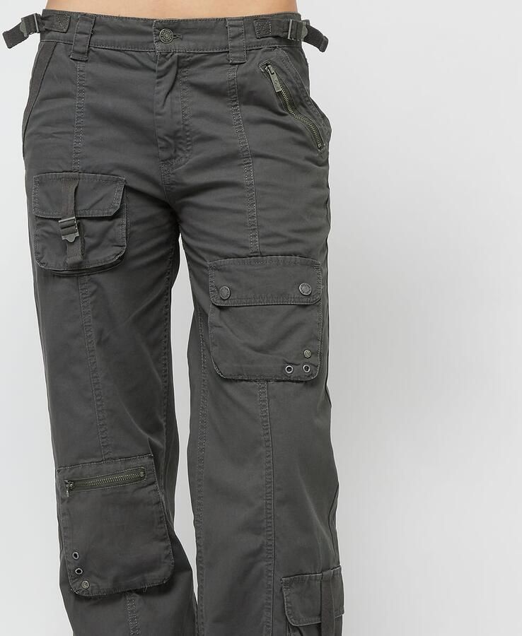 Karl Kani Signature Straight Cargo Pants Wo Cargobroeken grijs Maat XS Kleding - Foto 2