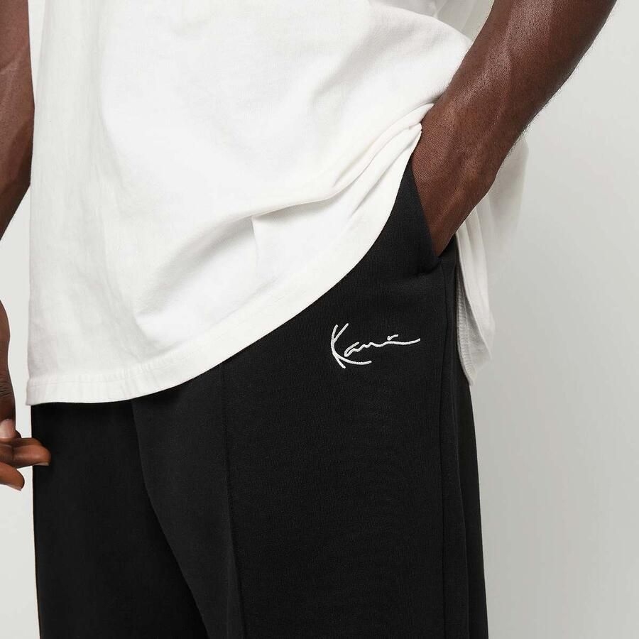 Karl Kani Signature Straight Leg Sweatpants Men Trainingsbroeken zwart Maat XL Kleding