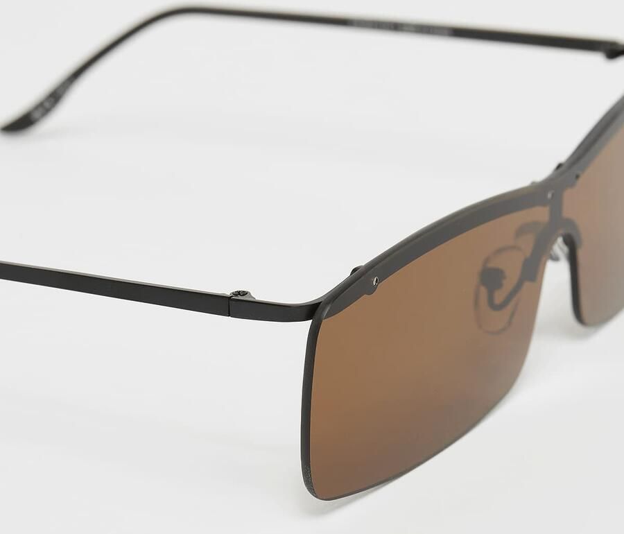 Karl Kani Signature Thin Metal Frame Sunglasses Unisex Zonnebrillen bruin Maat ONE SIZE Accessoires