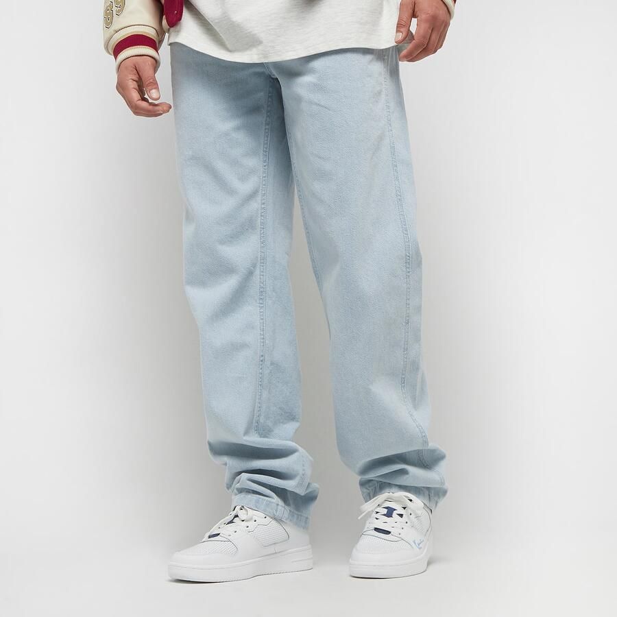 Karl Kani Small Signature Baggy Five Pocket Denim Spijkerbroeken Heren bleached blue maat: 32 beschikbare maaten:28 30 32 34 36 38 - Foto 3