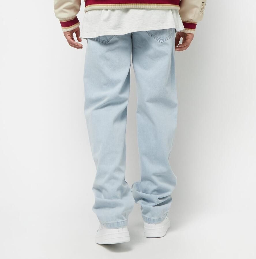 Karl Kani Small Signature Baggy Five Pocket Denim Spijkerbroeken Heren bleached blue maat: 32 beschikbare maaten:28 30 32 34 36 38 - Foto 2