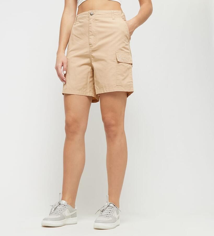 Karl Kani Small Signature Cargo Shorts Wo Sportshorts beige Maat XS Kleding - Foto 3