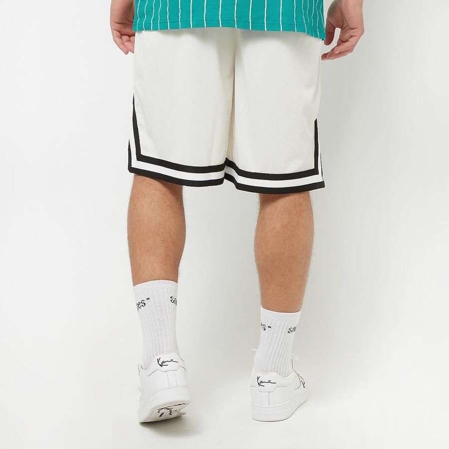 Karl Kani Small Signature Essential Mesh Sportshorts Heren offwhite maat: XL beschikbare maaten:S M L XL - Foto 1