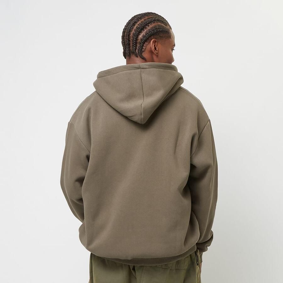 Karl Kani Small Signature Essential OS Ziphoodie Men Hoodies & Sweaters bruin Maat S Kleding