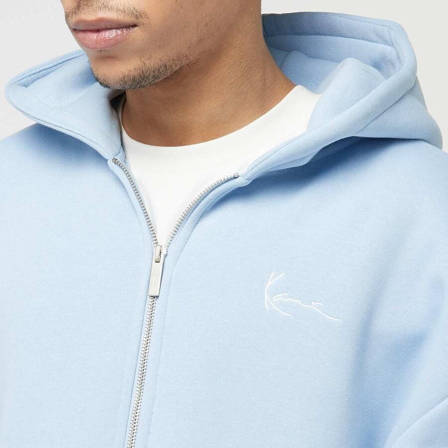 Karl Kani Small Signature Essential Oversized Zip Hoodie Men Hoodies & Sweaters blauw Maat XL Kleding - Foto 2